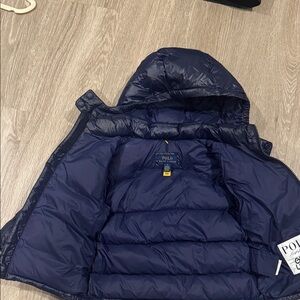 Polo by Ralph Lauren Kids Dark Blue Puffer Coat